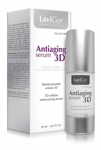 Envase Antiaging serum 3D para pieles necesitadas