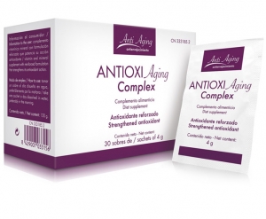 Estuche Antioxi Aging, suplemento antioxidante de amplio espectro.