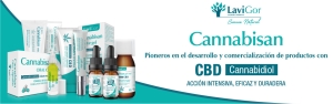 Anuncio de la línea cannabisan cannabidiol de Laboratorios Lavigor