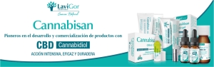 Anuncio de la línea cannabisan cannabidiol de Laboratorios Lavigor