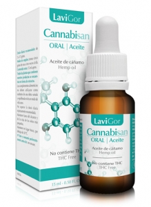 Imagen estuche y bote cannabisan oral aceite