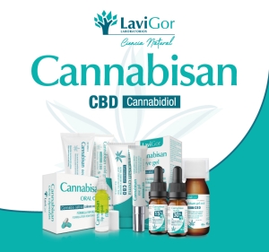 Anuncio de la línea cannabisan cannabidiol de Laboratorios Lavigor