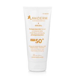 Imagen de la crema solar facial y corporal Laviderm SPF 50+