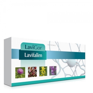 Caja de viales Lavifalim para mejorar la circulación de retorno y linfática.