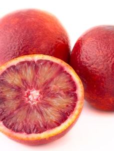 Tres naranjas Moro, variedad de la naranja roja o sanguina