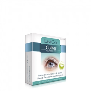 Envase de Coliter monodosis para la irritación ocular